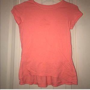 Hanes Girls Coral Flowy T-Shirt